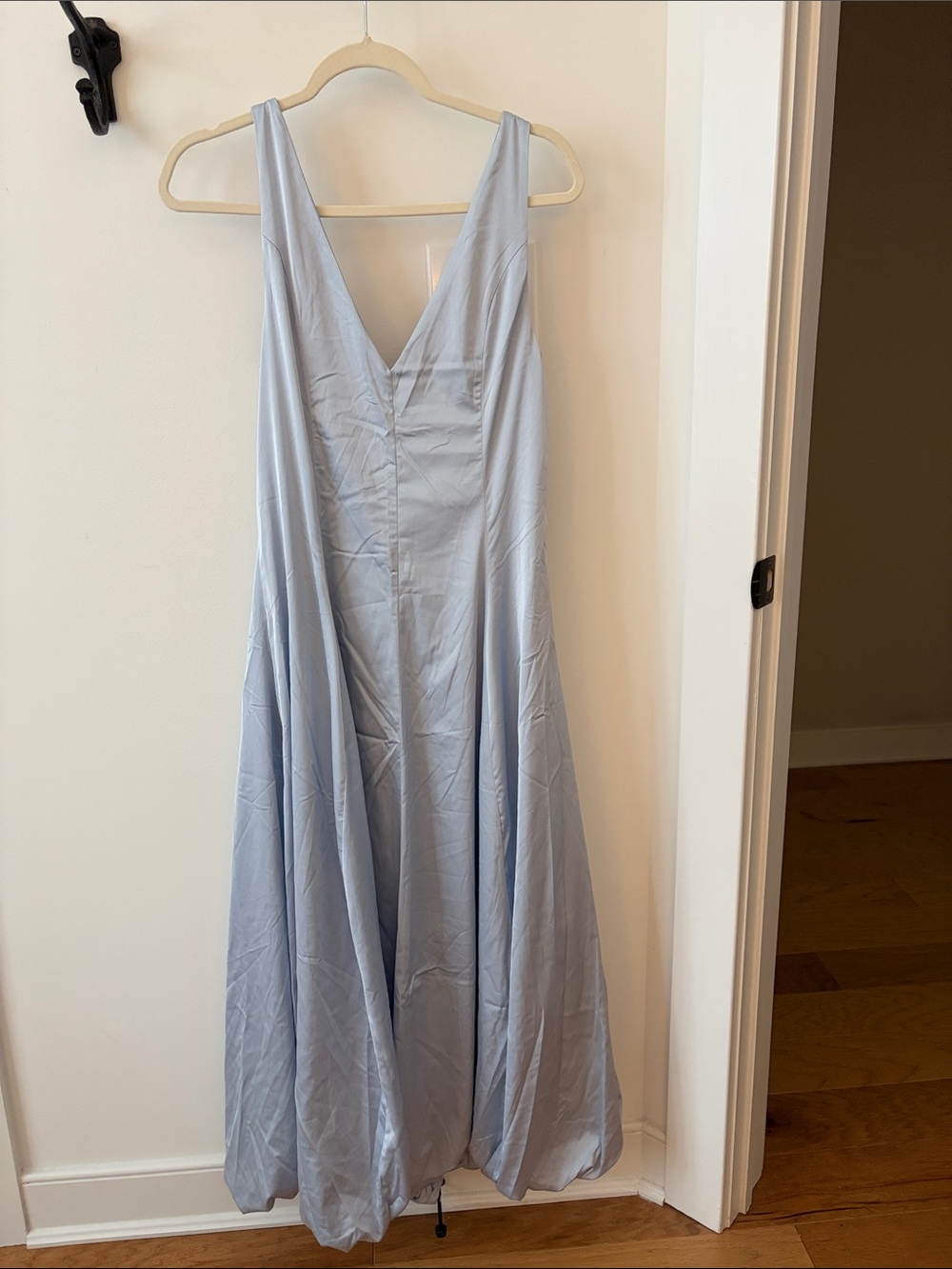 Abercrombie & Fitch Pale Blue V-Neck Maxi Dress